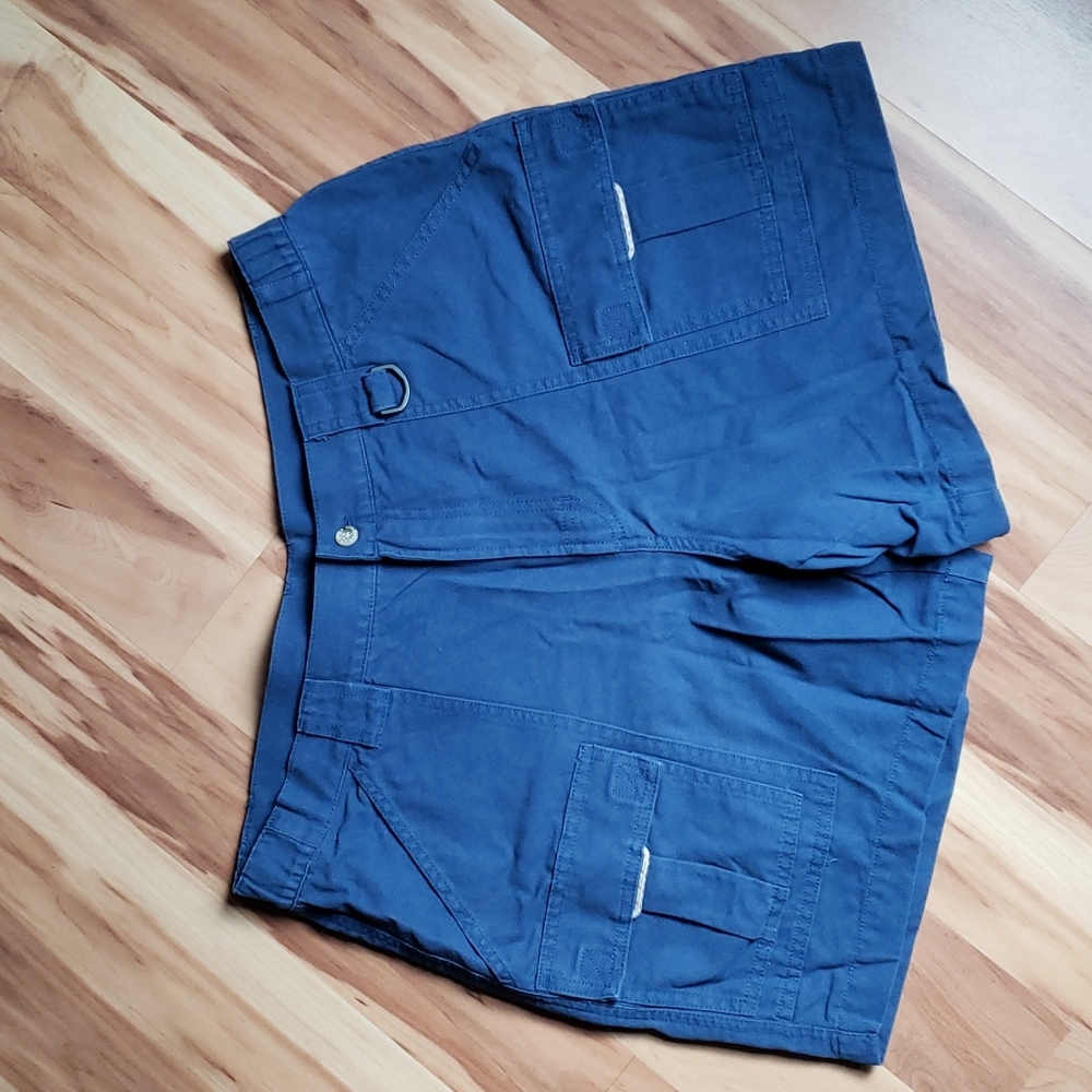 Columbia Men's Cargo Shorts PFG Performance Fishing Gear Large Navy
